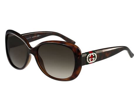 gucci square sunglasses gg 3644 s havana